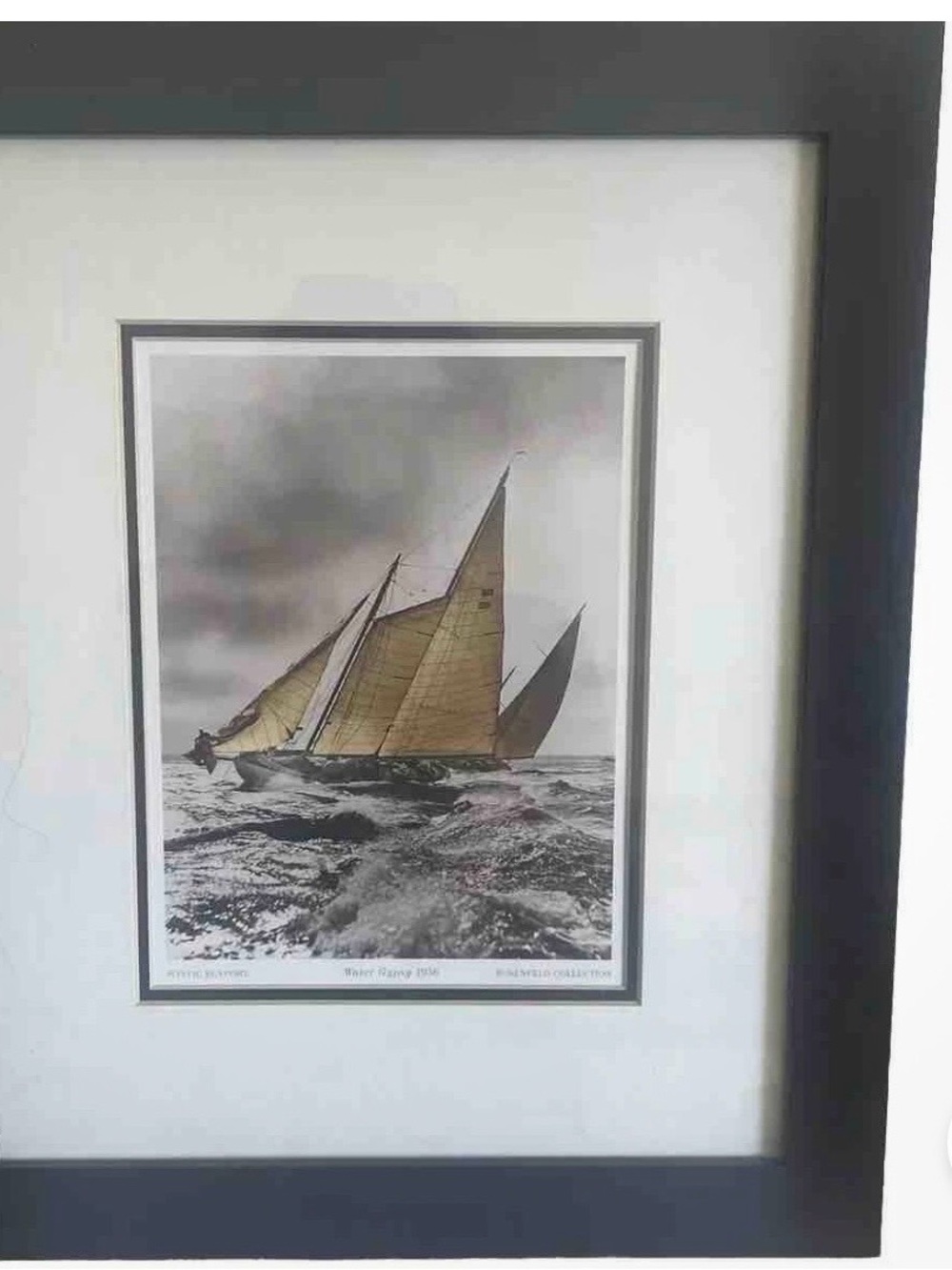 Water Gypsy 1936 Mystic Seaport Rosenfeld Collection Framed Print 15” x 13”